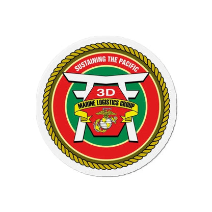 3rd Marines Logistics Group (USMC) Refrigerator Magnet - The Sticker Space
