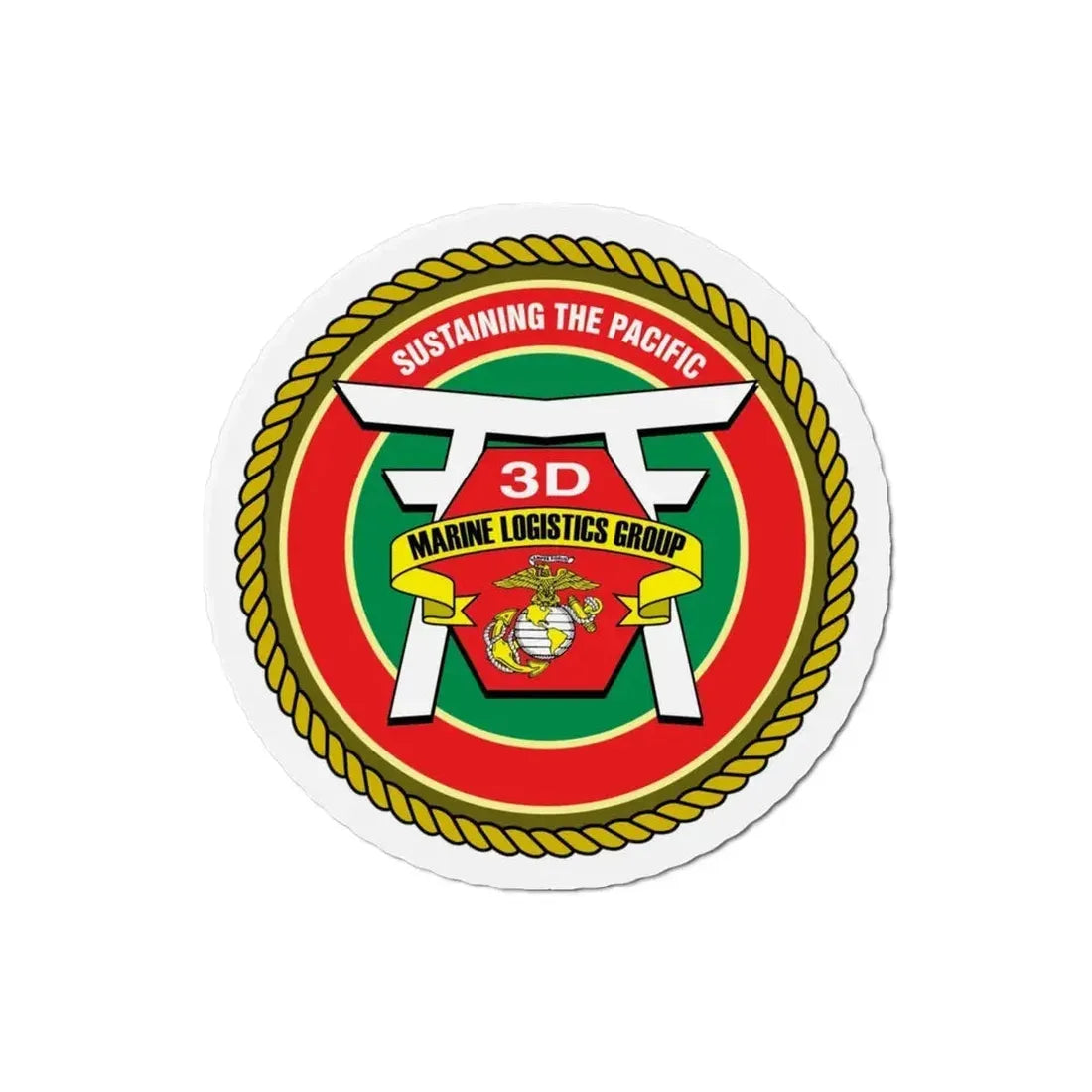 3rd Marines Logistics Group (USMC) Refrigerator Magnet - The Sticker Space