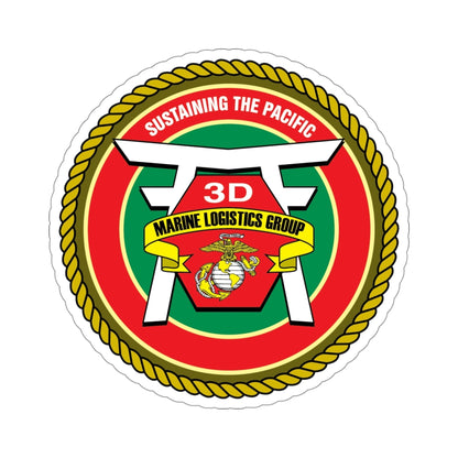 3rd Marines Logistics Group (USMC) STICKER Vinyl Die-Cut Decal-4 Inch-The Sticker Space