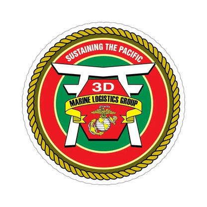 3rd Marines Logistics Group (USMC) STICKER Vinyl Die-Cut Decal 6 Inch - The Sticker Space