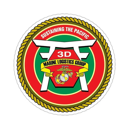 3rd Marines Logistics Group (USMC) STICKER Vinyl Die-Cut Decal 6 Inch - The Sticker Space