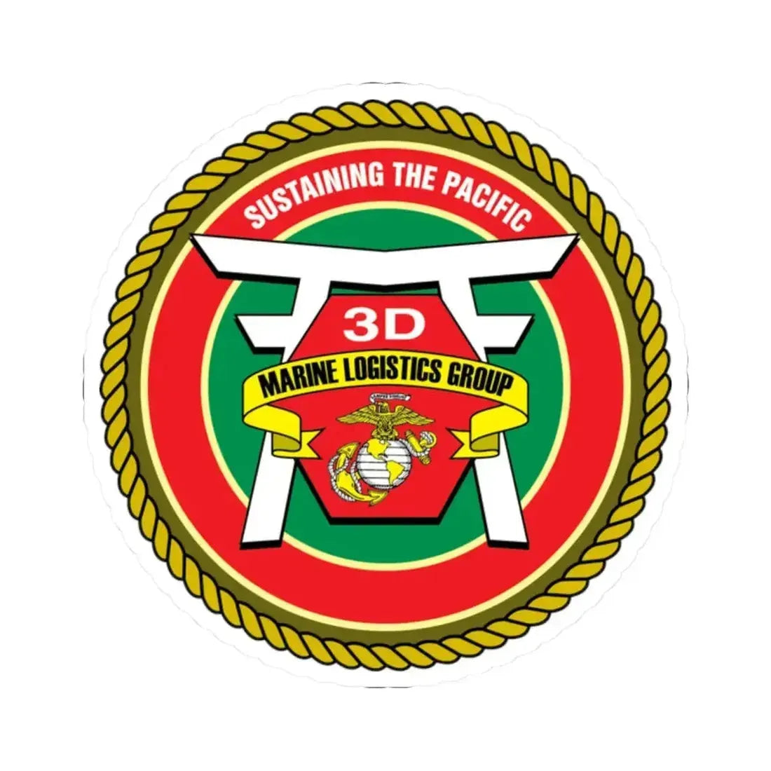 3rd Marines Logistics Group (USMC) STICKER Vinyl Kiss-Cut Decal - The Sticker Space