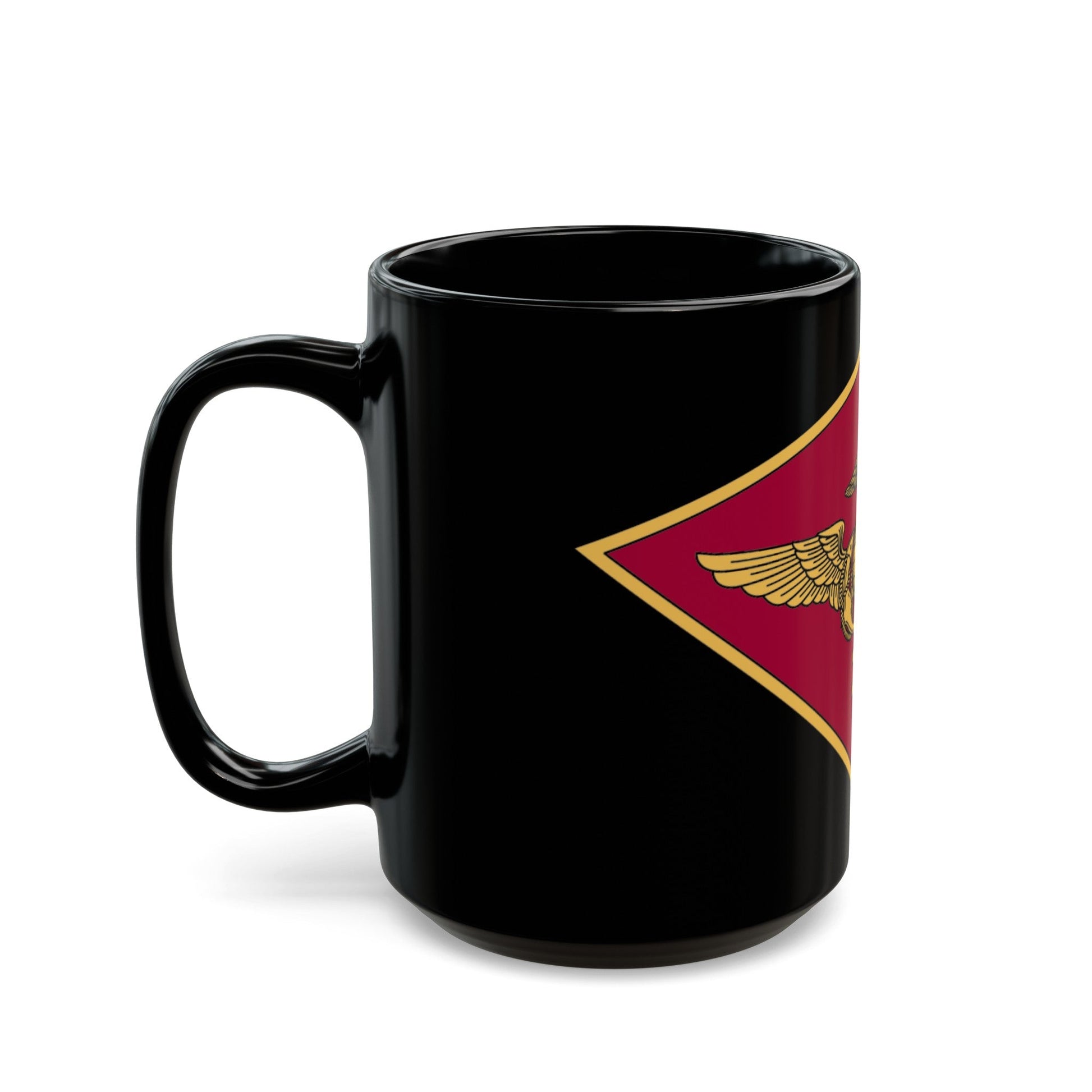 3rd MAW 3D MAW (USMC) Black Coffee Mug-The Sticker Space