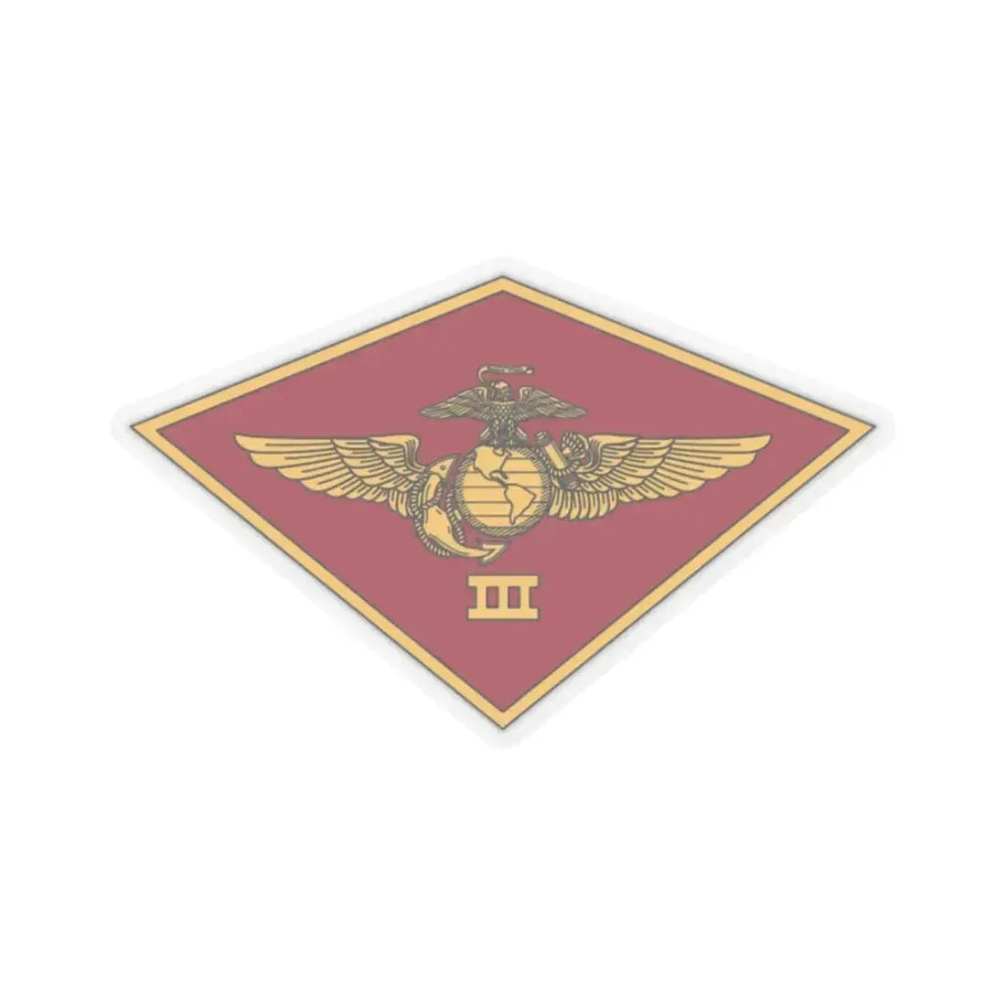 3rd MAW 3D MAW (USMC) STICKER Vinyl Kiss-Cut Decal 2 Inch Transparent - The Sticker Space