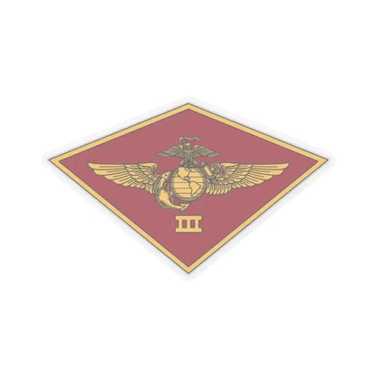 3rd MAW 3D MAW (USMC) STICKER Vinyl Kiss-Cut Decal 3 Inch Transparent - The Sticker Space