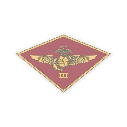 3rd MAW 3D MAW (USMC) STICKER Vinyl Kiss-Cut Decal 6 Inch Transparent - The Sticker Space