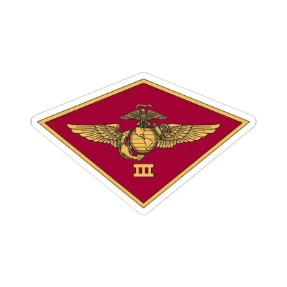 3rd MAW 3D MAW (USMC) STICKER Vinyl Kiss-Cut Decal 6 Inch White - The Sticker Space