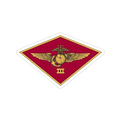 3rd MAW 3D MAW (USMC) Transparent STICKER Die-Cut Vinyl Decal 3 Inch - The Sticker Space