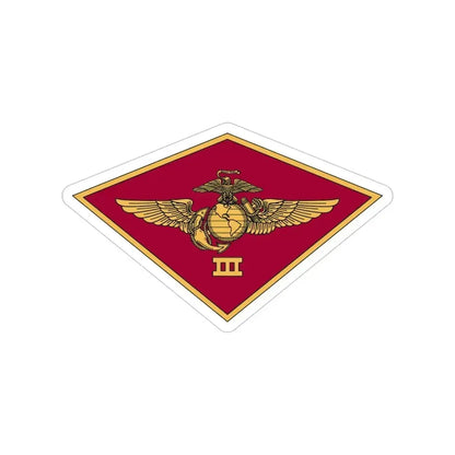 3rd MAW 3D MAW (USMC) Transparent STICKER Die-Cut Vinyl Decal 4 Inch - The Sticker Space