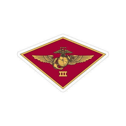 3rd MAW 3D MAW (USMC) Transparent STICKER Die-Cut Vinyl Decal 5 Inch - The Sticker Space