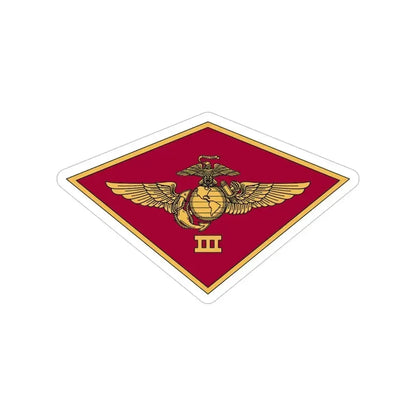 3rd MAW 3D MAW (USMC) Transparent STICKER Die-Cut Vinyl Decal 6 Inch - The Sticker Space