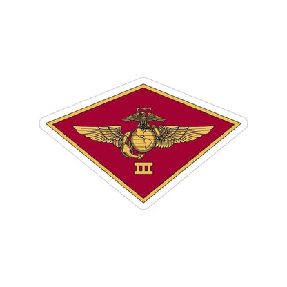 3rd MAW 3D MAW (USMC) Transparent STICKER Die-Cut Vinyl Decal - The Sticker Space