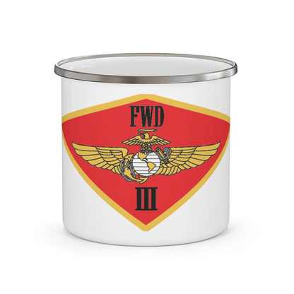 3rd MAW FWD (USMC) Enamel Mug-12oz-The Sticker Space