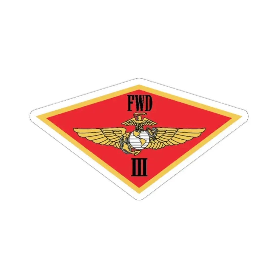 3rd MAW FWD (USMC) STICKER Vinyl Die-Cut Decal 2 Inch - The Sticker Space