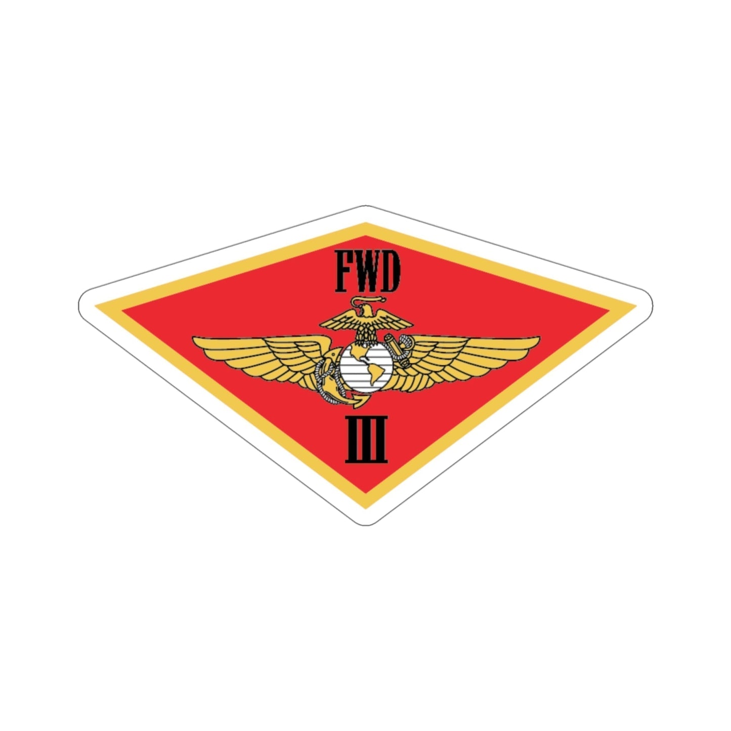 3rd MAW FWD (USMC) STICKER Vinyl Die-Cut Decal-4 Inch-The Sticker Space