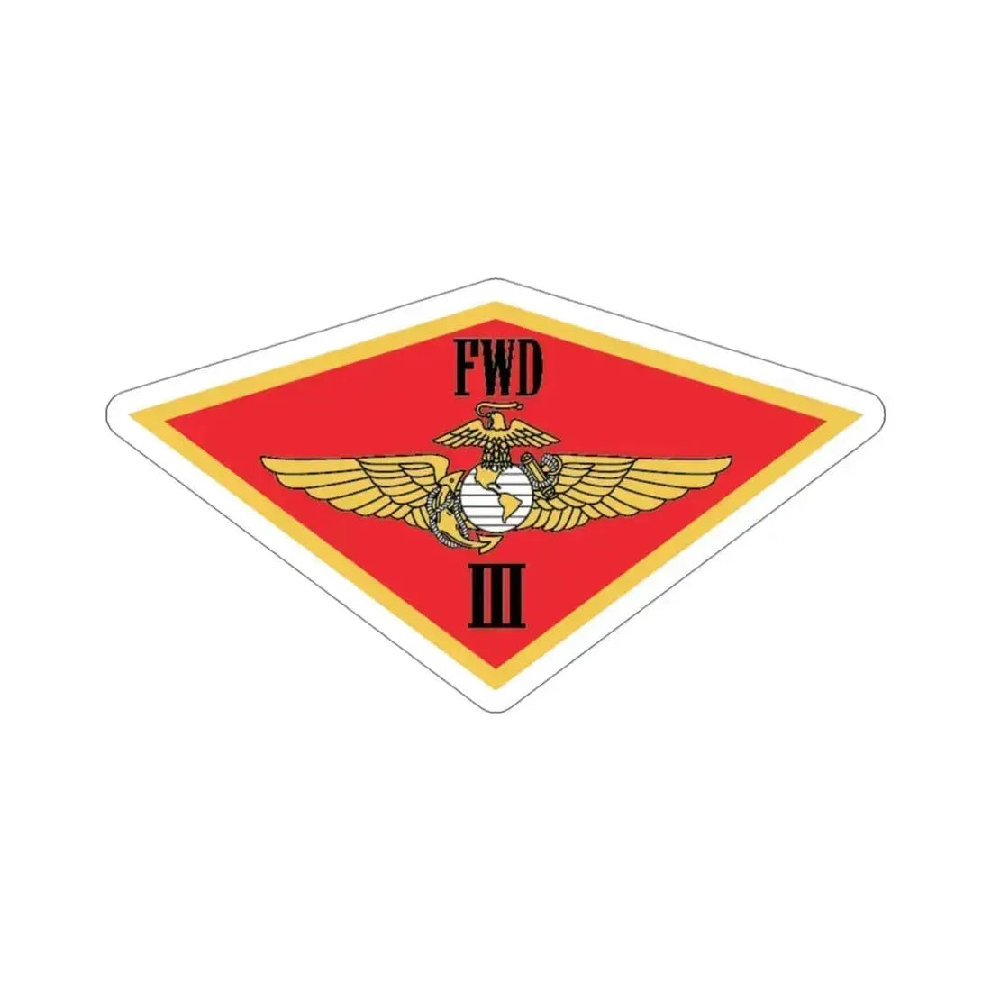 3rd MAW FWD (USMC) STICKER Vinyl Die-Cut Decal 4 Inch - The Sticker Space