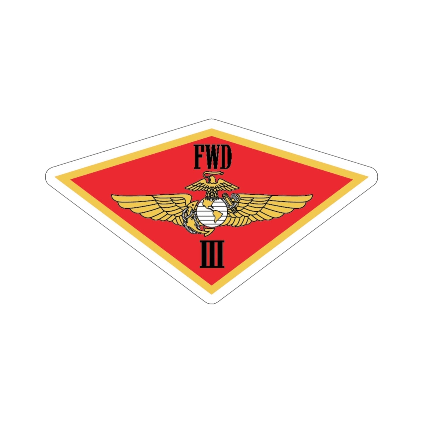 3rd MAW FWD (USMC) STICKER Vinyl Die-Cut Decal-5 Inch-The Sticker Space