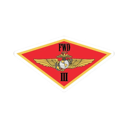 3rd MAW FWD (USMC) STICKER Vinyl Kiss-Cut Decal 2 Inch White - The Sticker Space