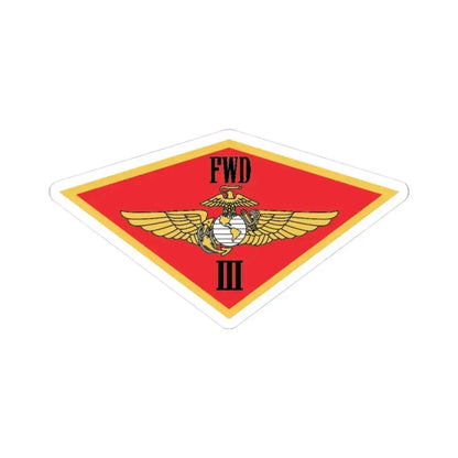 3rd MAW FWD (USMC) STICKER Vinyl Kiss-Cut Decal 3 Inch White - The Sticker Space