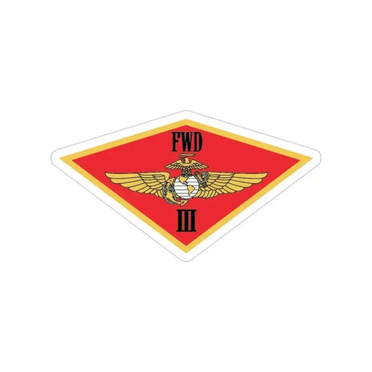 3rd MAW FWD (USMC) Transparent STICKER Die-Cut Vinyl Decal 6 Inch - The Sticker Space