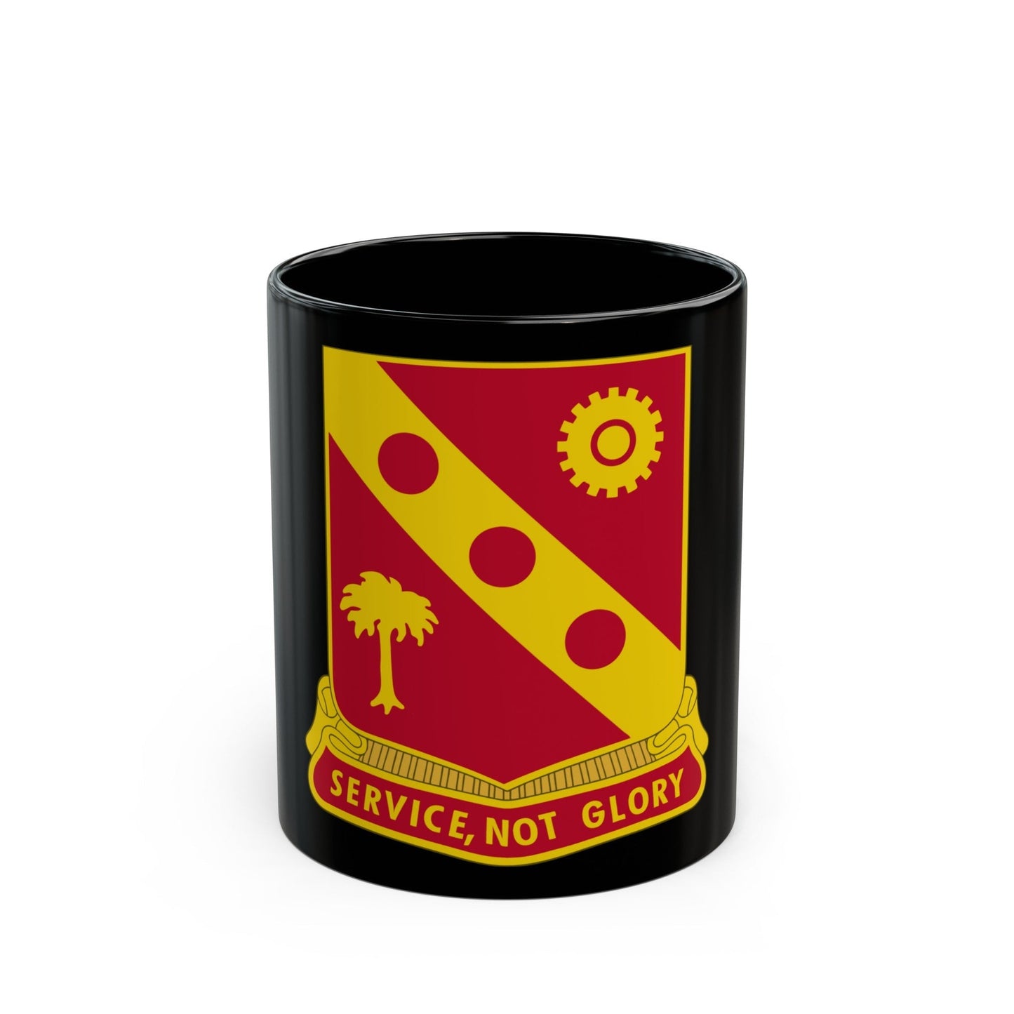 3rd Ordnance Battalion (U.S. Army) Black Coffee Mug-11oz-The Sticker Space