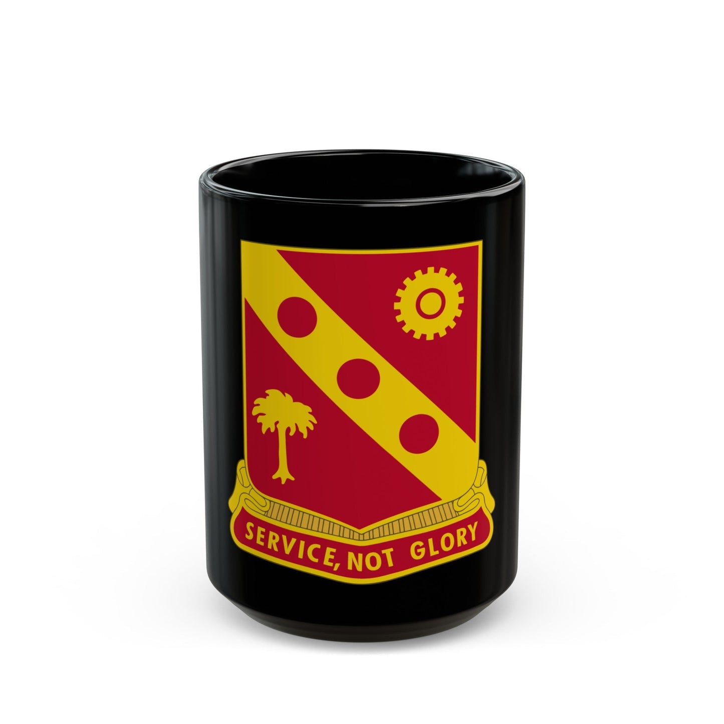 3rd Ordnance Battalion (U.S. Army) Black Coffee Mug-15oz-The Sticker Space