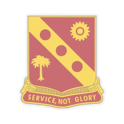 3rd Ordnance Battalion (U.S. Army) STICKER Vinyl Kiss-Cut Decal 2 Inch Transparent - The Sticker Space