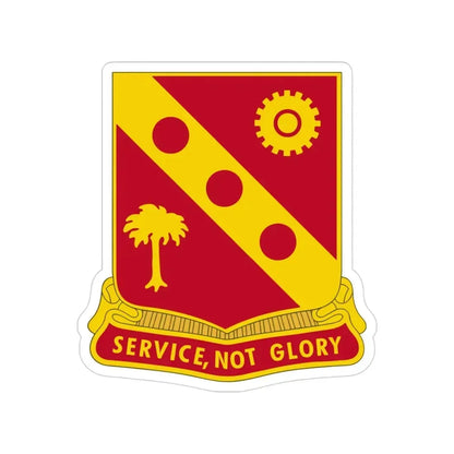 3rd Ordnance Battalion (U.S. Army) Transparent STICKER Die-Cut Vinyl Decal - The Sticker Space