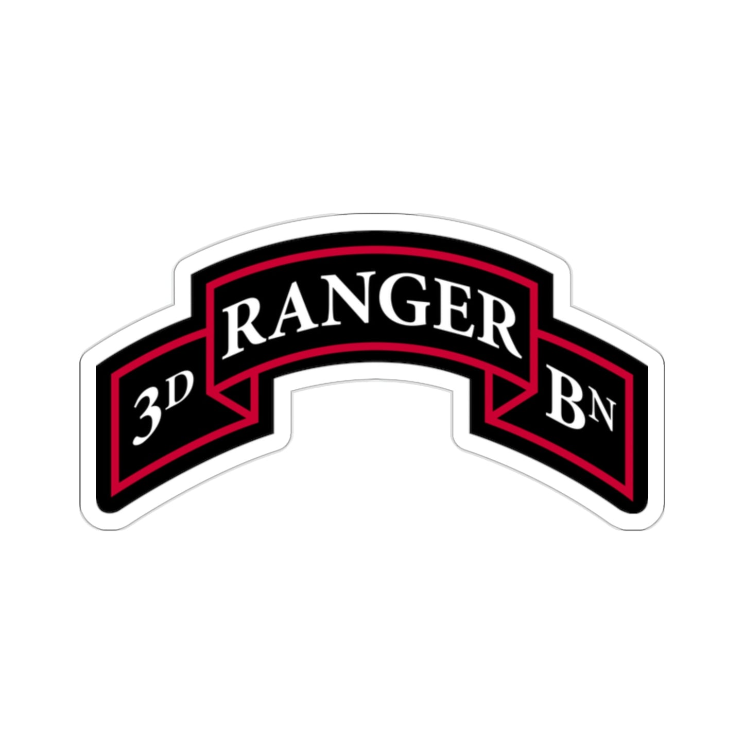 3rd Ranger Battalion (U.S. Army) STICKER Vinyl Die-Cut Decal-2 Inch-The Sticker Space