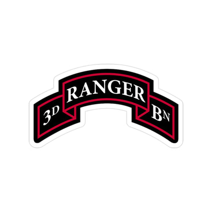 3rd Ranger Battalion (U.S. Army) Transparent STICKER Die-Cut Vinyl Decal-2 Inch-The Sticker Space