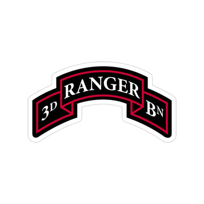 3rd Ranger Battalion (U.S. Army) Transparent STICKER Die-Cut Vinyl Decal-5 Inch-The Sticker Space