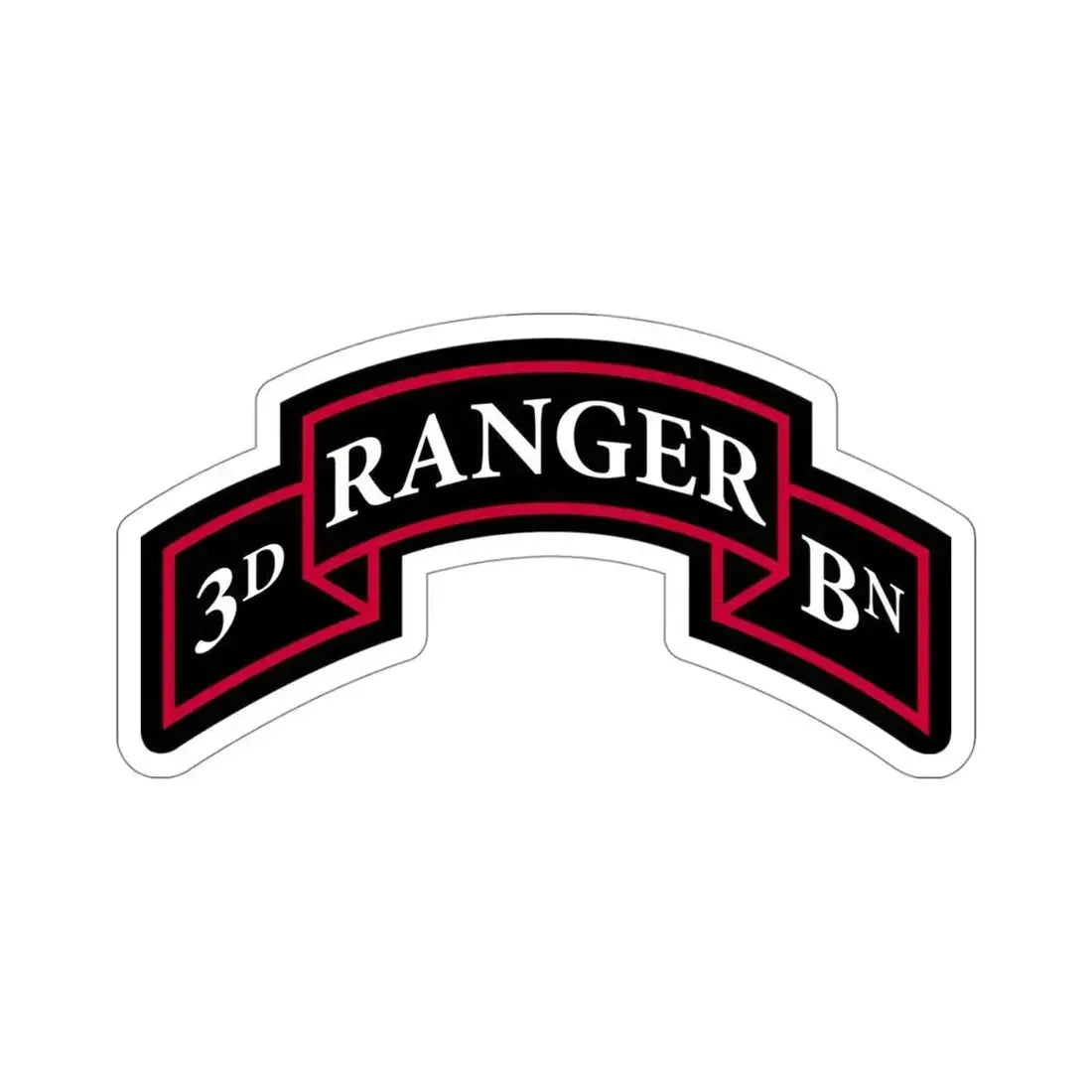 3rd Ranger Battalion (U.S. Army) STICKER Vinyl Die-Cut Decal 4 Inch - The Sticker Space