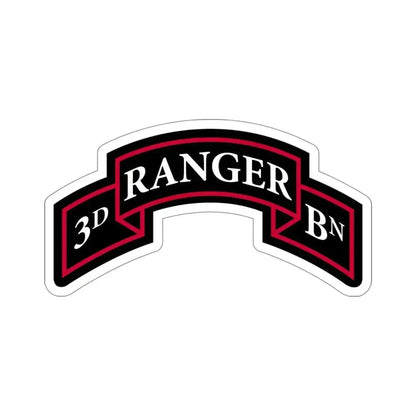 3rd Ranger Battalion (U.S. Army) STICKER Vinyl Die-Cut Decal 4 Inch - The Sticker Space