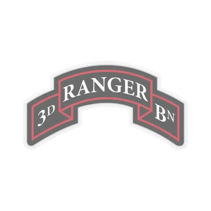 3rd Ranger Battalion (U.S. Army) STICKER Vinyl Kiss-Cut Decal 2 Inch Transparent - The Sticker Space