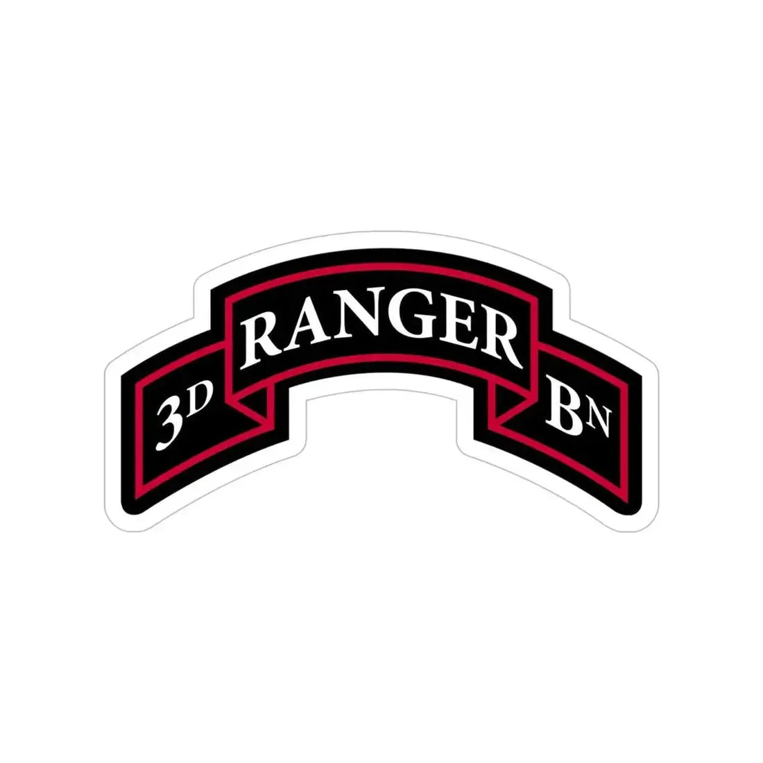 3rd Ranger Battalion (U.S. Army) Transparent STICKER Die-Cut Vinyl Decal - The Sticker Space