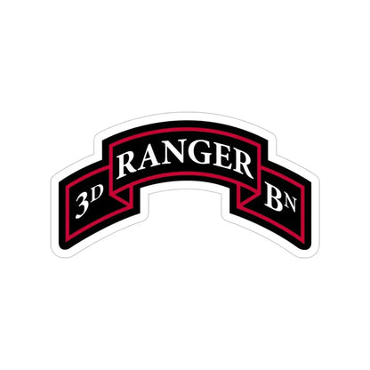 3rd Ranger Battalion (U.S. Army) Transparent STICKER Die-Cut Vinyl Decal - The Sticker Space