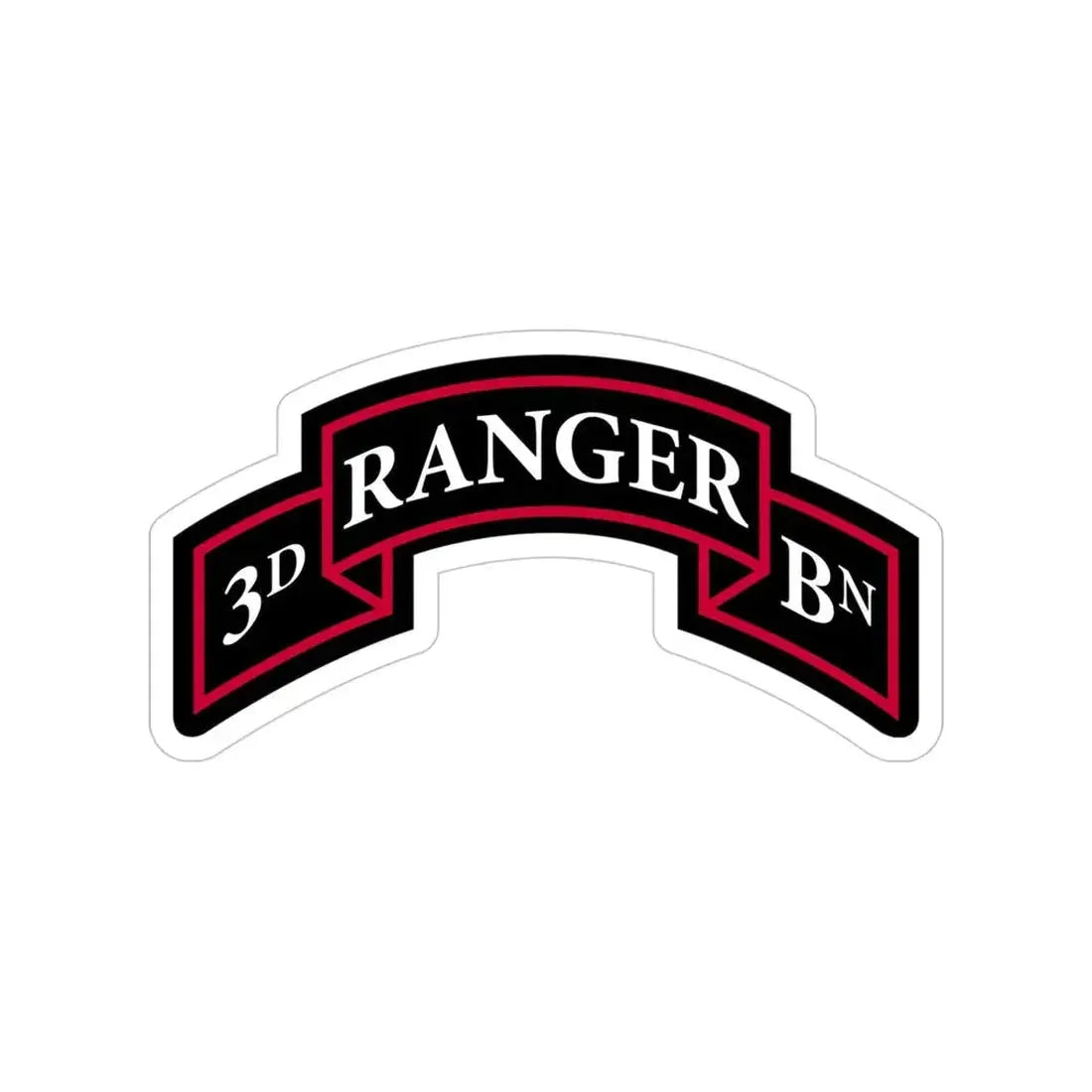 3rd Ranger Battalion (U.S. Army) Transparent STICKER Die-Cut Vinyl Decal - The Sticker Space