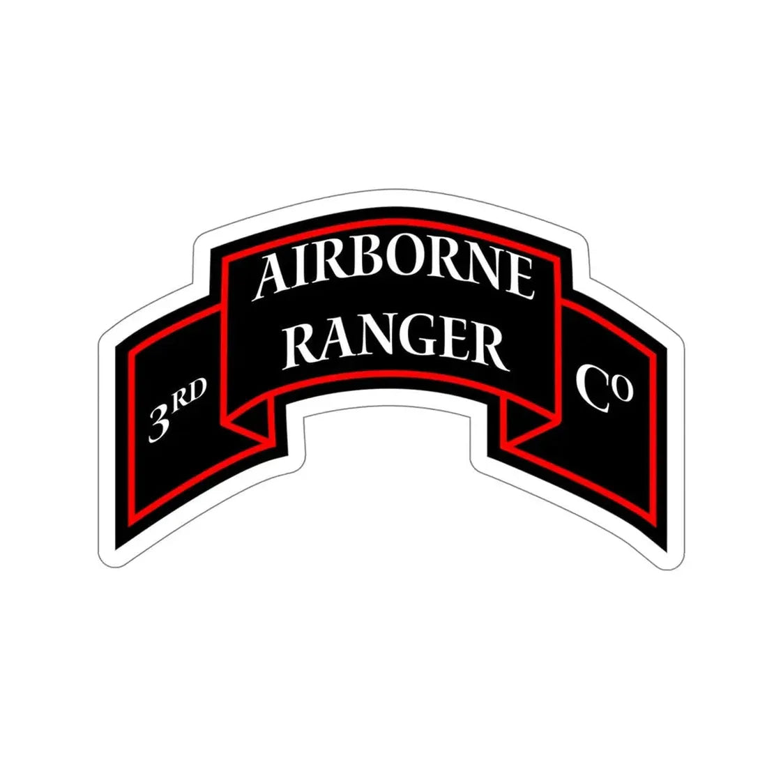 3rd Ranger Infantry Company (U.S. Army) STICKER Vinyl Die-Cut Decal - The Sticker Space