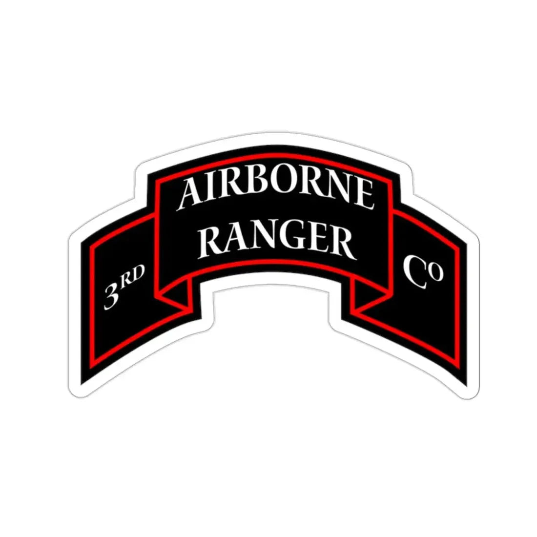 3rd Ranger Infantry Company (U.S. Army) STICKER Vinyl Die-Cut Decal - The Sticker Space