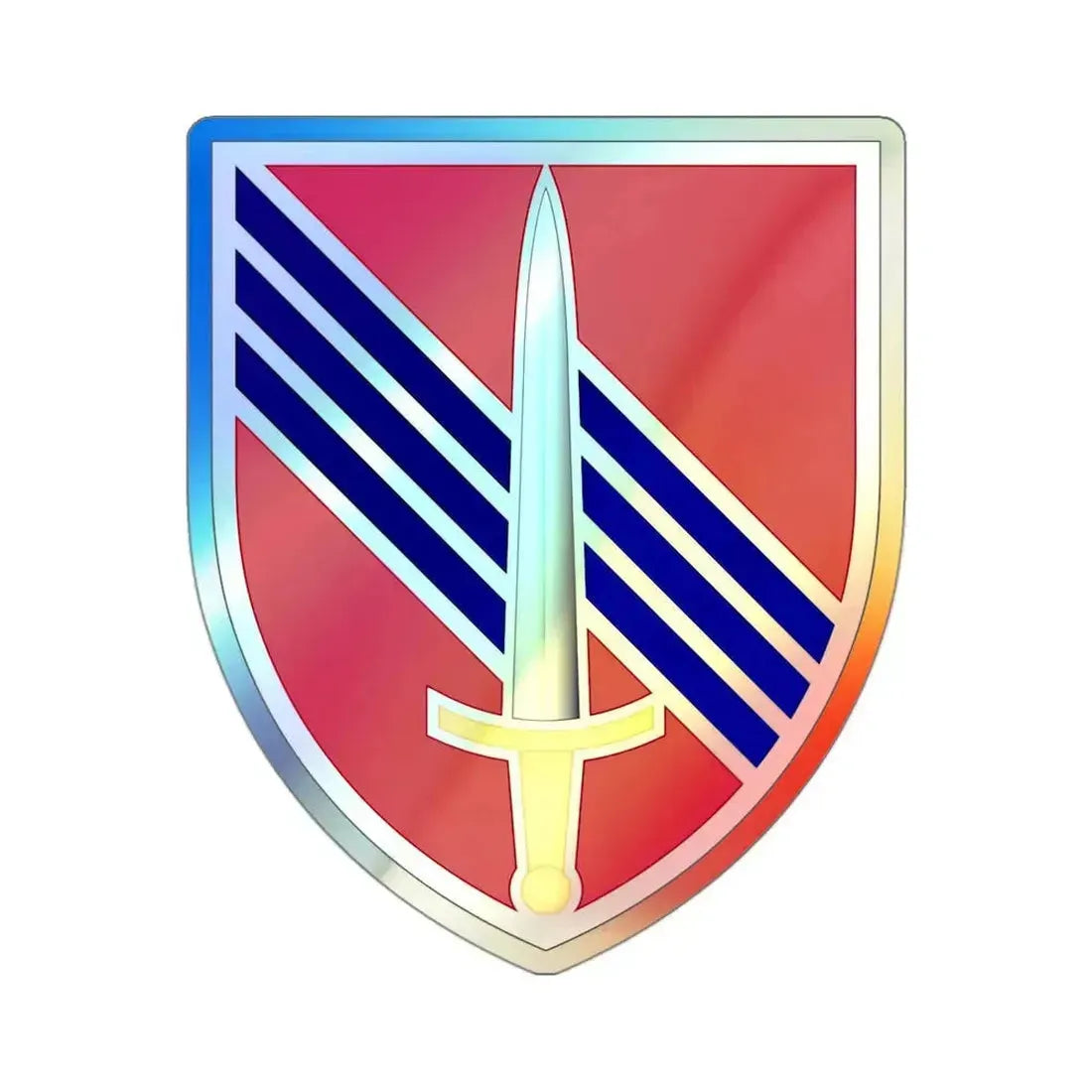 3rd Security Force Assistance Brigade (U.S. Army) Holographic STICKER Die-Cut Vinyl Decal 3 Inch Holographic - The Sticker Space