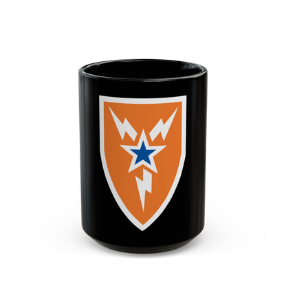 3rd Signal Brigade (U.S. Army) Black Coffee Mug-15oz-The Sticker Space