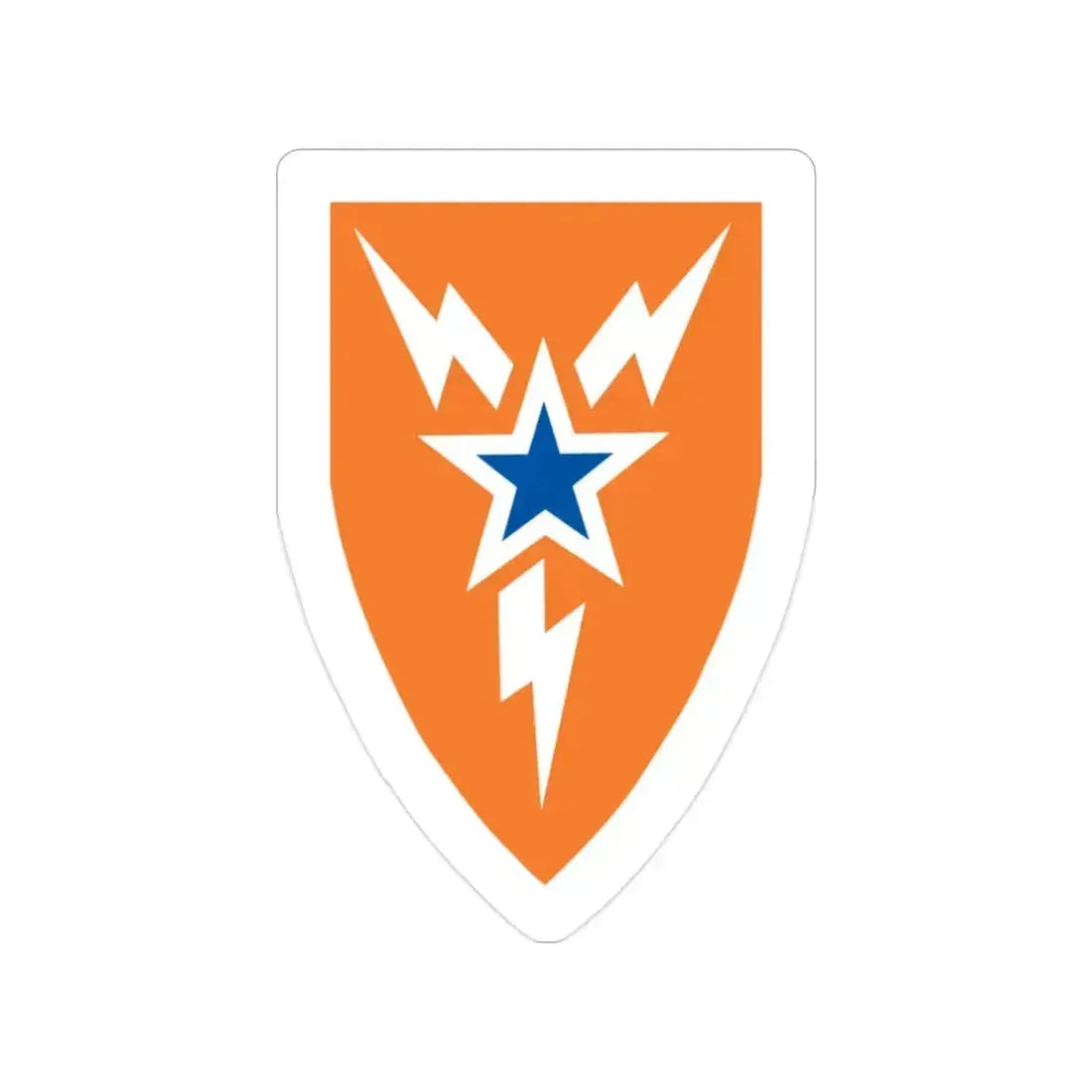 3rd Signal Brigade (U.S. Army) REVERSE PRINT Transparent Die-Cut STICKER 2 Inch Die-Cut Transparent - The Sticker Space