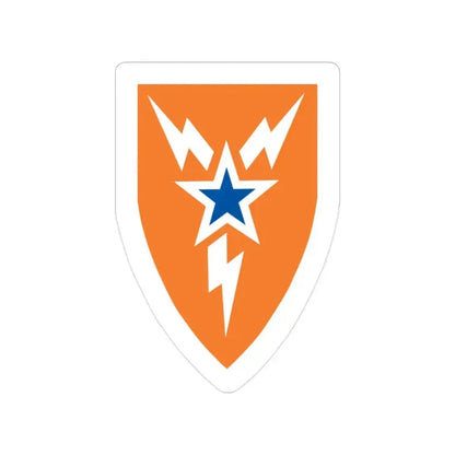 3rd Signal Brigade (U.S. Army) REVERSE PRINT Transparent Die-Cut STICKER 2 Inch Die-Cut Transparent - The Sticker Space