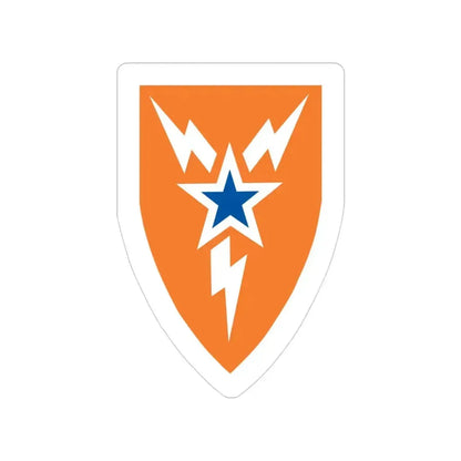 3rd Signal Brigade (U.S. Army) REVERSE PRINT Transparent Die-Cut STICKER 3 Inch Die-Cut Transparent - The Sticker Space