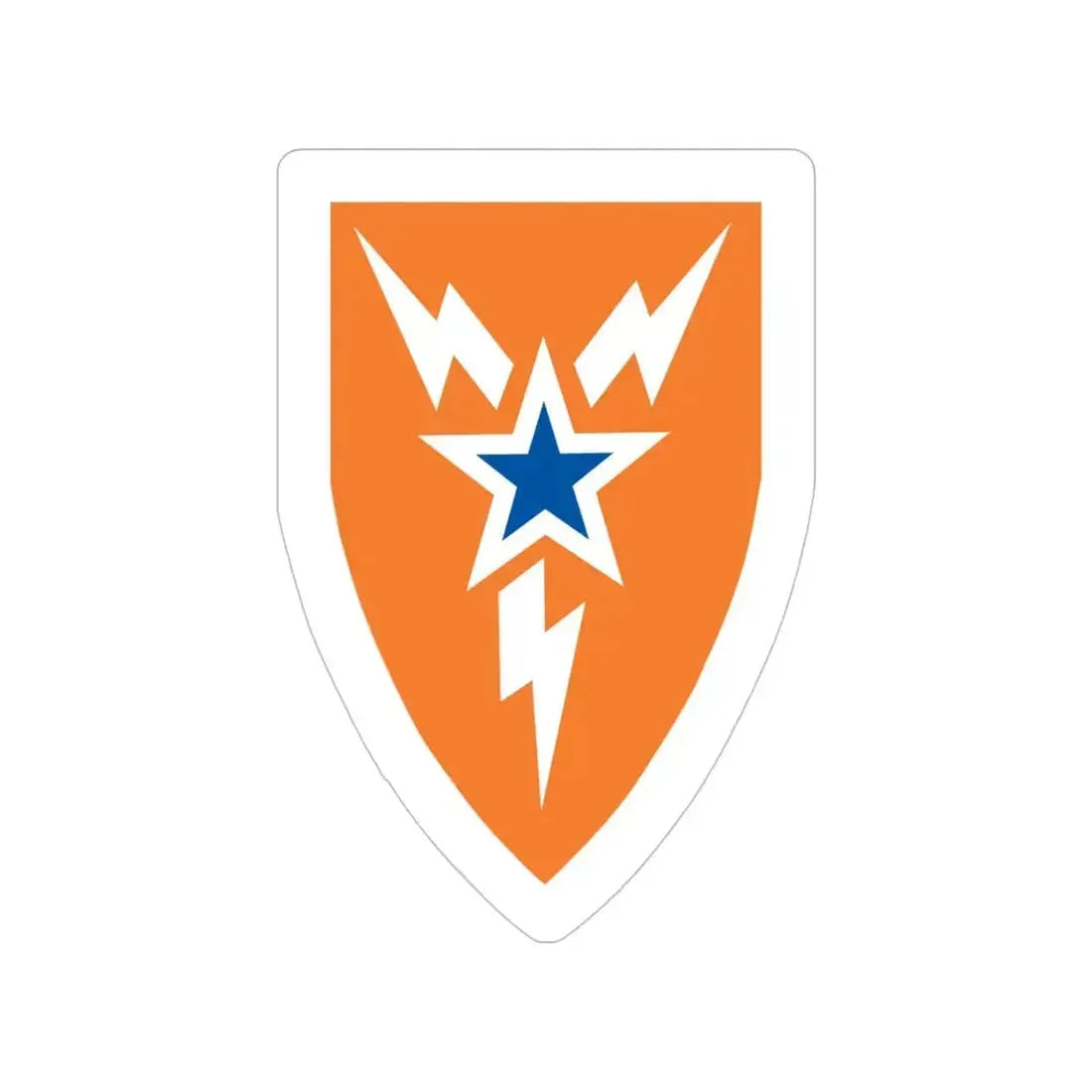 3rd Signal Brigade (U.S. Army) REVERSE PRINT Transparent Die-Cut STICKER 5 Inch Die-Cut Transparent - The Sticker Space