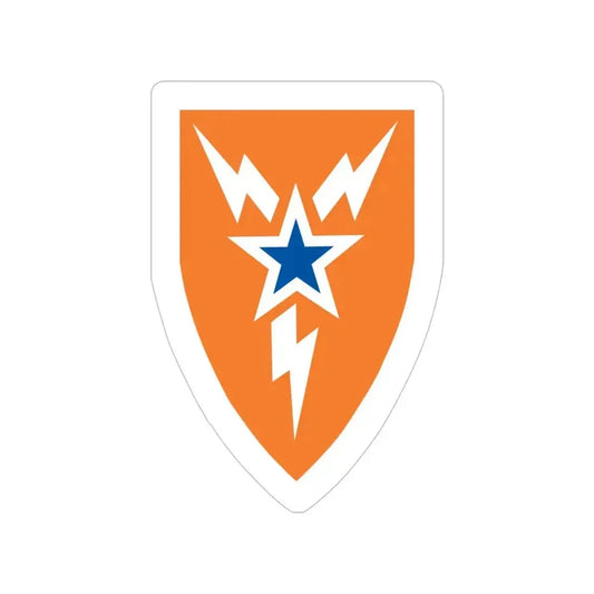 3rd Signal Brigade (U.S. Army) REVERSE PRINT Transparent Die-Cut STICKER 6 Inch Die-Cut Transparent - The Sticker Space