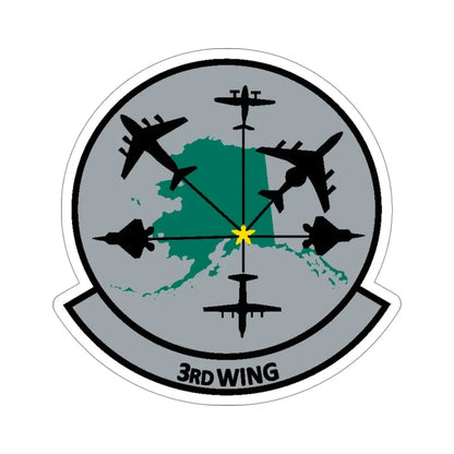 3rd Wing v2 (U.S. Air Force) STICKER Vinyl Die-Cut Decal - The Sticker Space