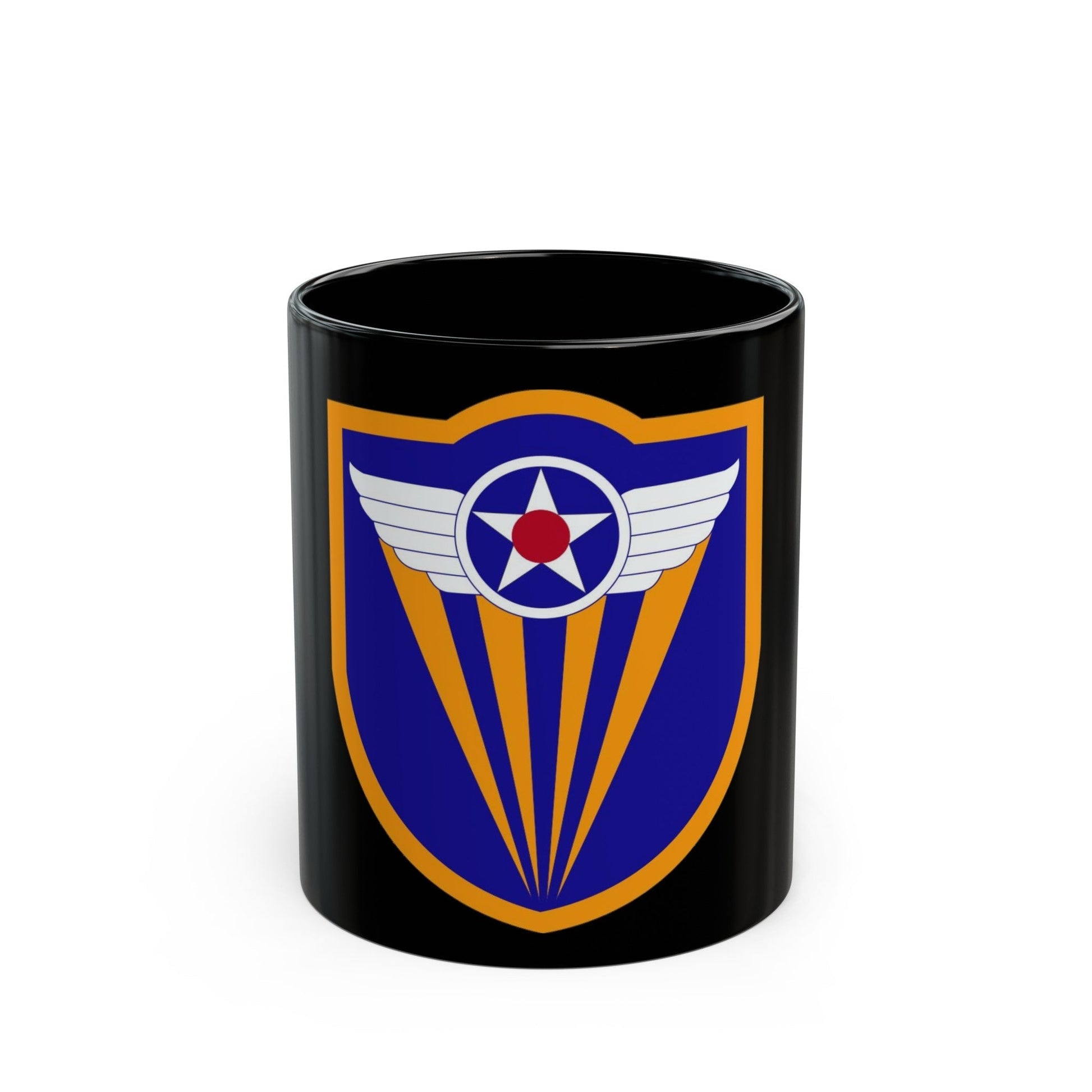 4 Air Force (U.S. Army) Black Coffee Mug-11oz-The Sticker Space