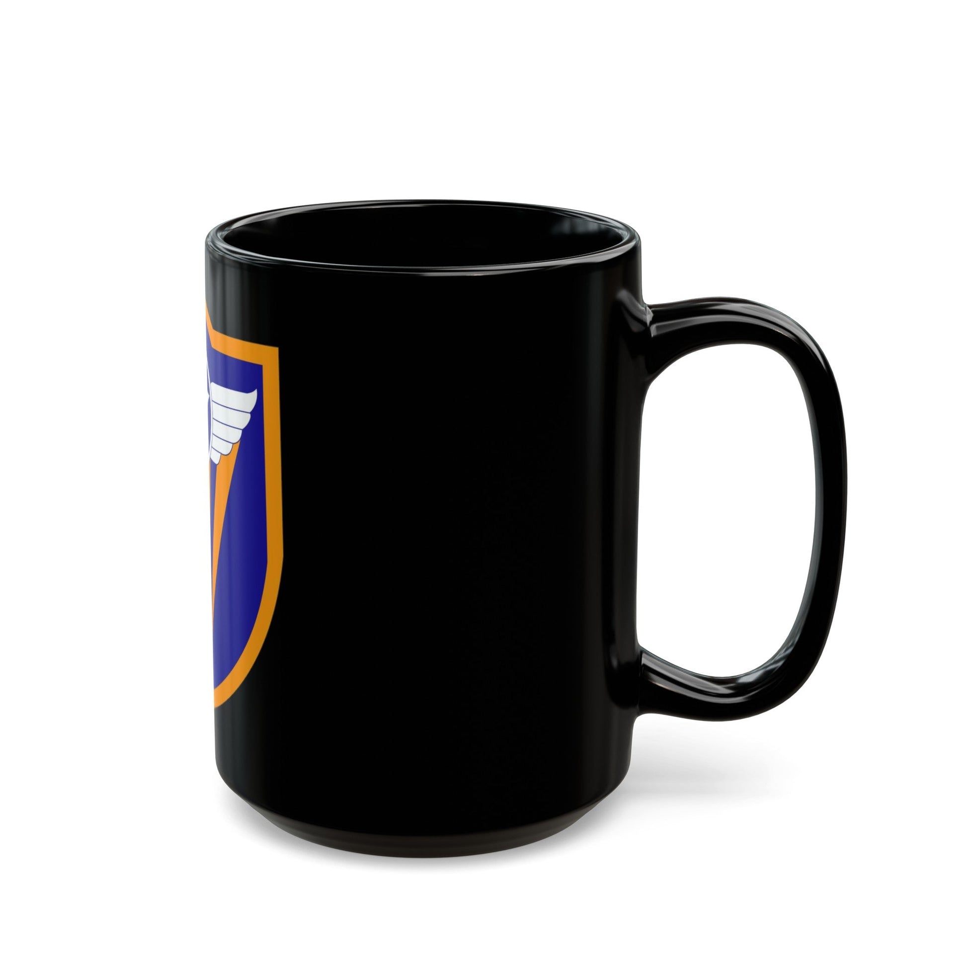 4 Air Force (U.S. Army) Black Coffee Mug-The Sticker Space