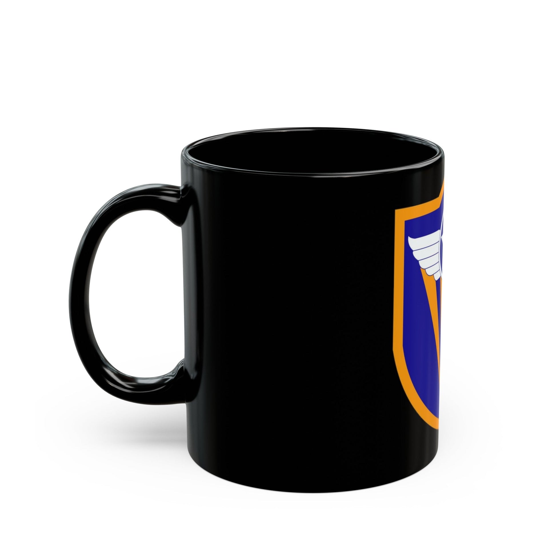 4 Air Force (U.S. Army) Black Coffee Mug-The Sticker Space